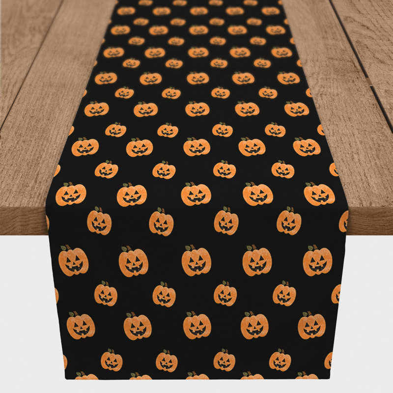 Stembridge Pumpkins Galore Table Runner, 90" x 16"