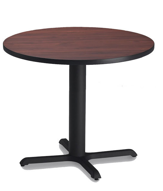 Bistro Series Round Gathering Table, Anthracite, 30" Width