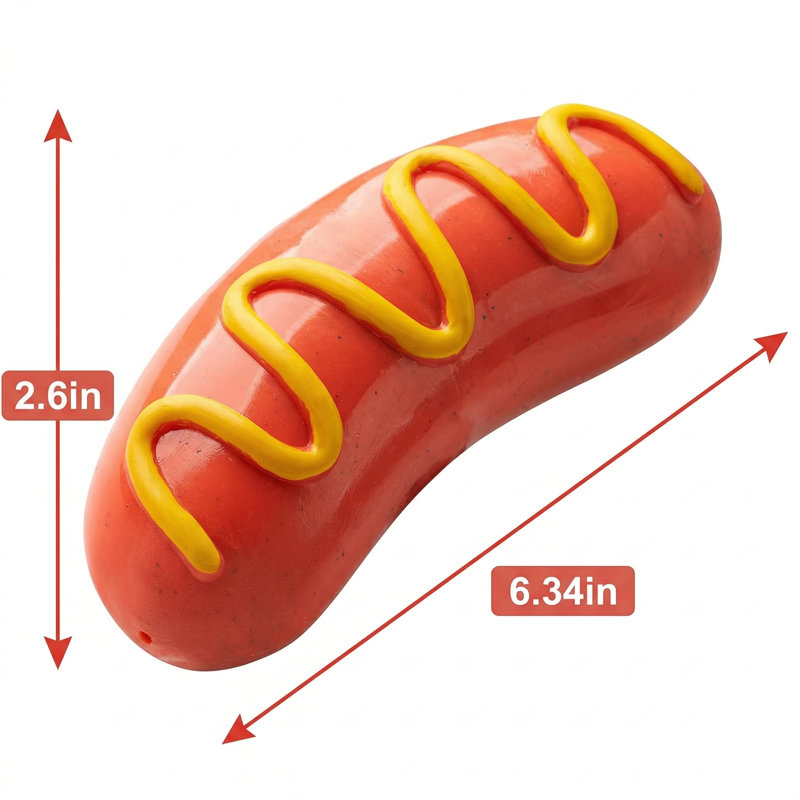 Jouet en caoutchouc presque indestructible pour les piqueurs agressifs