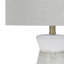 Lighting, H 27 po, lampe de table, céramique grise, abat-jour gris-60411140-60411139