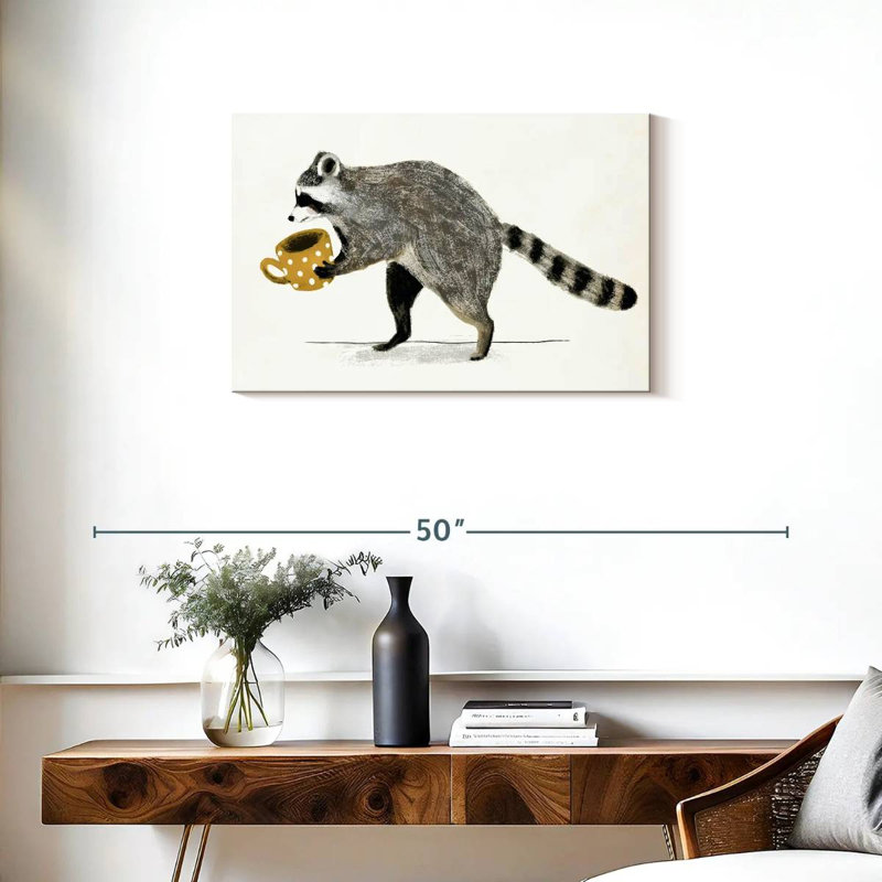 Rascally Raccoon III, H 20 po x l 30 po