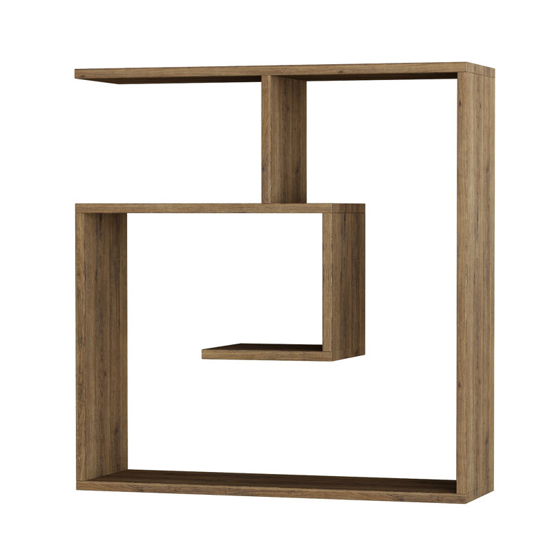 3 Piece Floating Shelf, Dark Oak