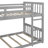 Twin Size Solid Wood Low Bunk Bed-1368673453