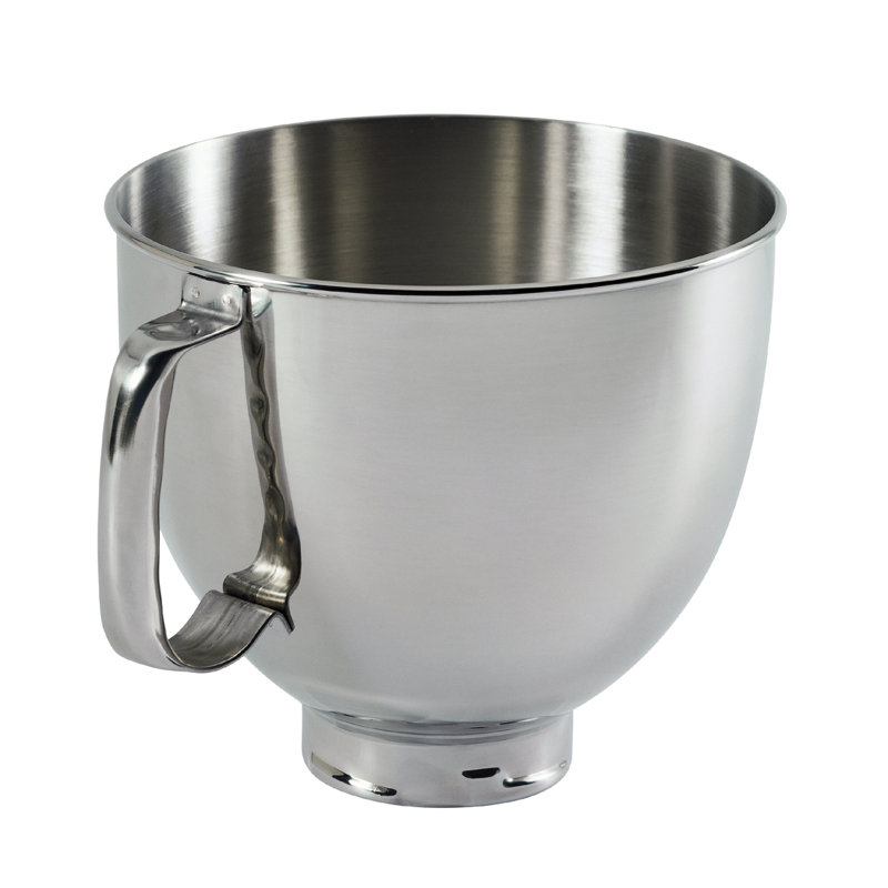 KitchenAid® 5-Qt. Tilt-Head Polished Stainless Steel Bowl with Comfortable Handle