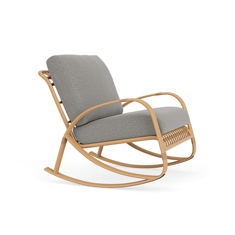 Riviera Outdoor Chair, Rumba Nickel