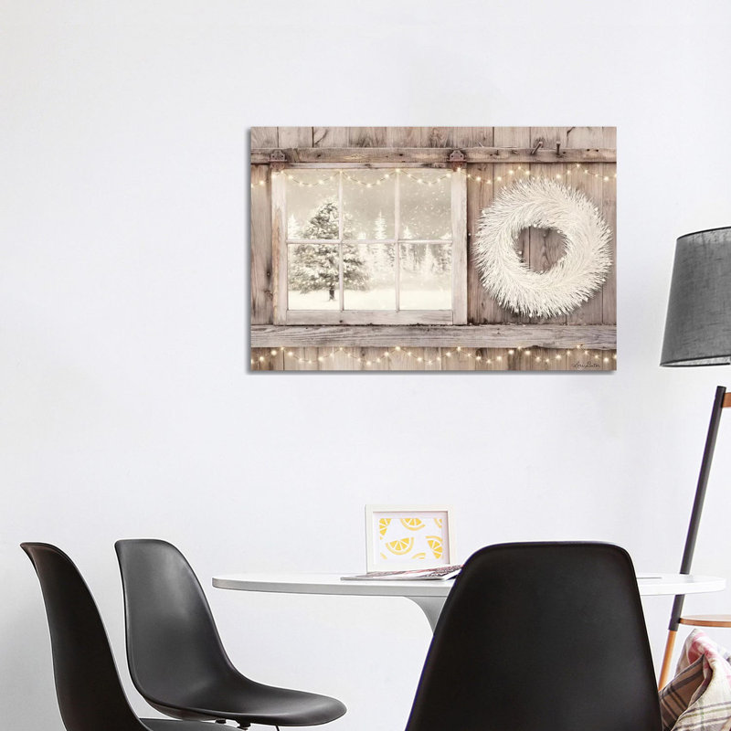 Winter White View by Lori Deiter - Print on Canvas, 66.04cm H x 101.6cm W x 3.81cm D, Wrapped Canvas