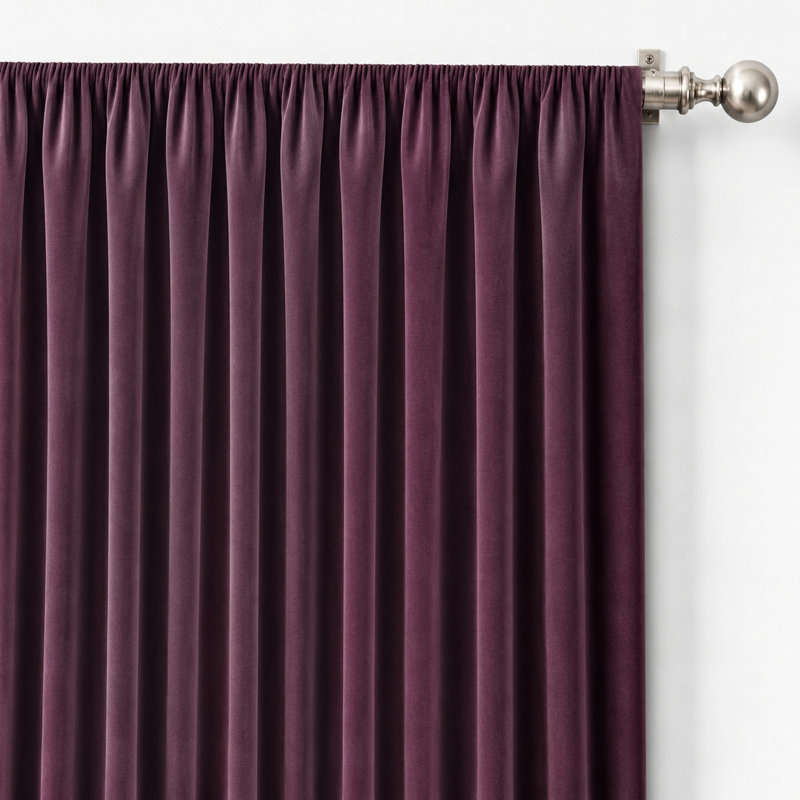 Solid Velvet | Velluto Fabric, Plum