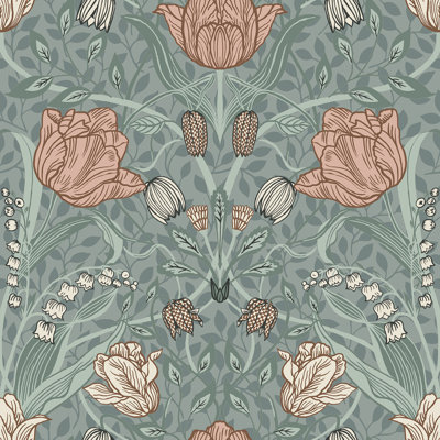 Bryanna 10.05m x 53cm Matte Wallpaper Roll