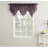 Mardis Beaded Tassels Crushed Sheer Voile Ascot Window Valance-1832654300