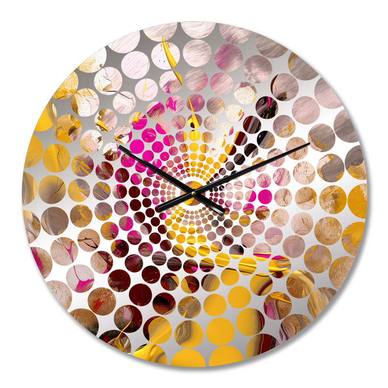 Goulburn - Horloge murale peinture abstraite, Petit