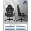 Ivy Bronx Adjustable Swiveling PC & Racing Game Chair in Black