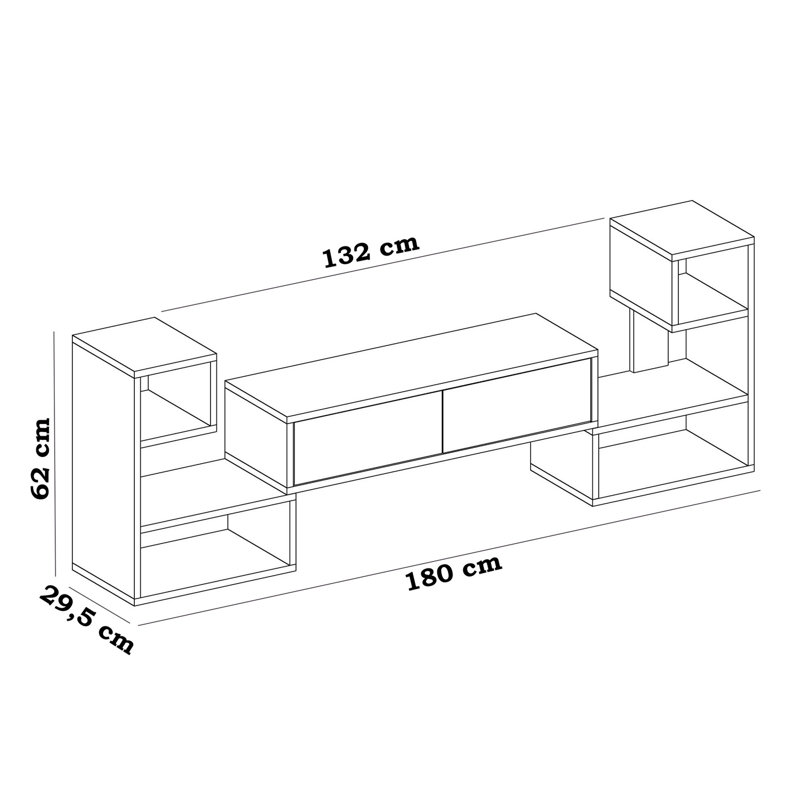 Unfinished TV Stand for TVs up to 40"