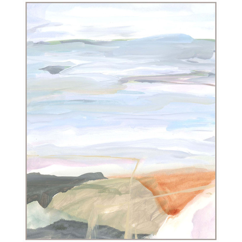 «Abstract Landscape 5» par Katie Ré Scheidt, Toile tendue, H 50 po x l 40 po
