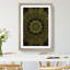 Ornamental Circles in Gold - Picture Frame Graphic Art-62808881-62808879