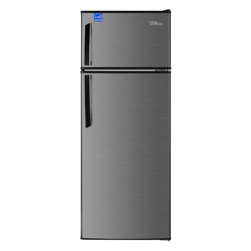 Compact Silver Energy Star Top Freezer Refrigerator