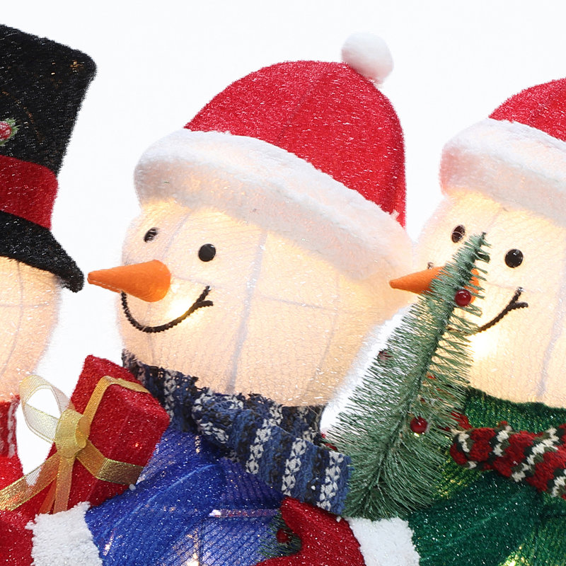 Décoration de Noël en plein air Snowman Family