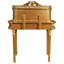Bureau d'écriture en bois massif avec bahut Lady Constance