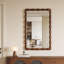 Miroir mural 36,02 po Mid-Century Modern Swirl
