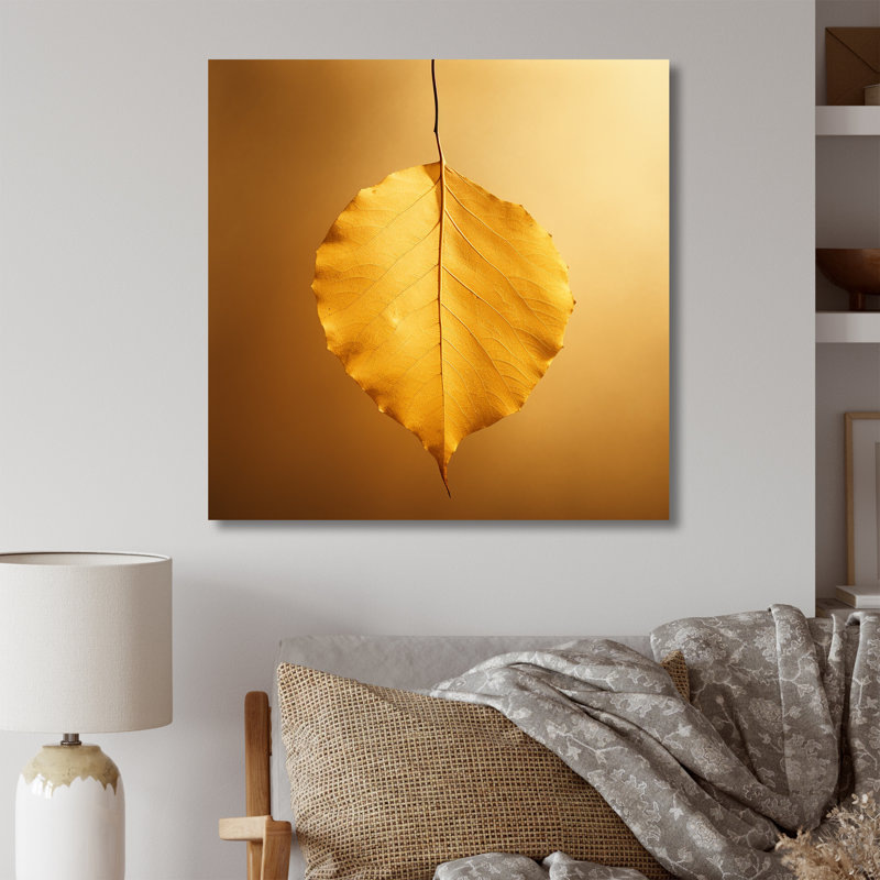 Lumière zen jaune clair sur toile, H 36 po x l 36 po x P 1,5 po, Toile tendue