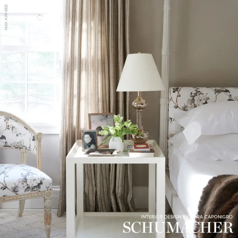 Schumacher x Veere Grenney Kiosk Fabric, Berber Brown