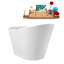 Baignoire autoportante 51 po avec drain interne Streamline-101413116