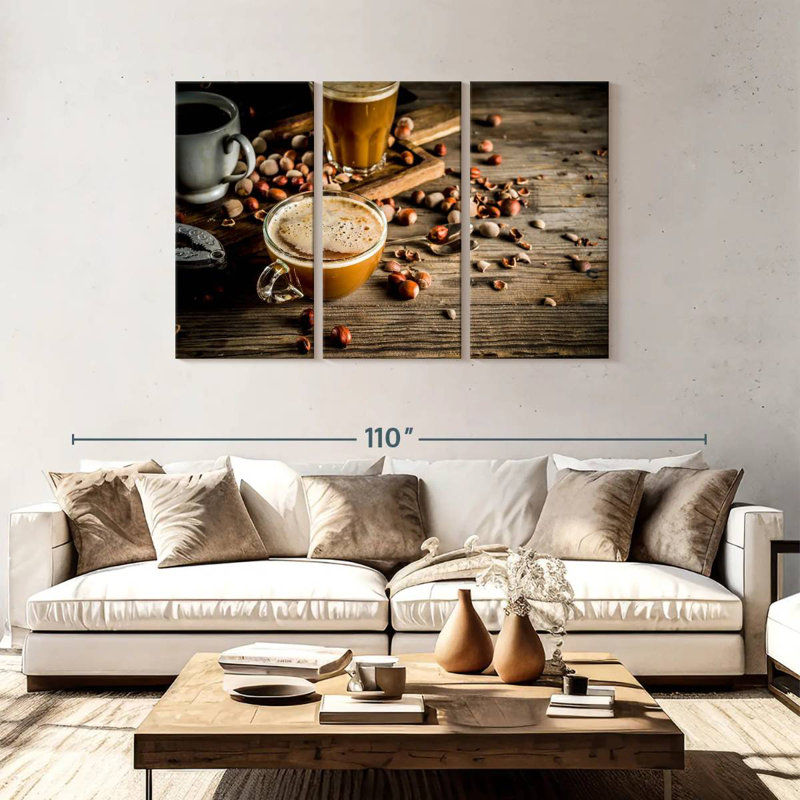 Yarlin Brewed Hazelnut Coffee, 48" H x 74" W