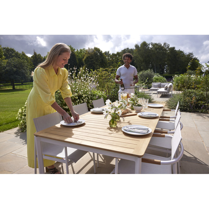 Around Dining Table, Forge Gray, 29" H x 61" W x 39" D