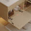 Petit meuble-lavabo flottant simple 31,5 pouces avec lavabo-931442977
