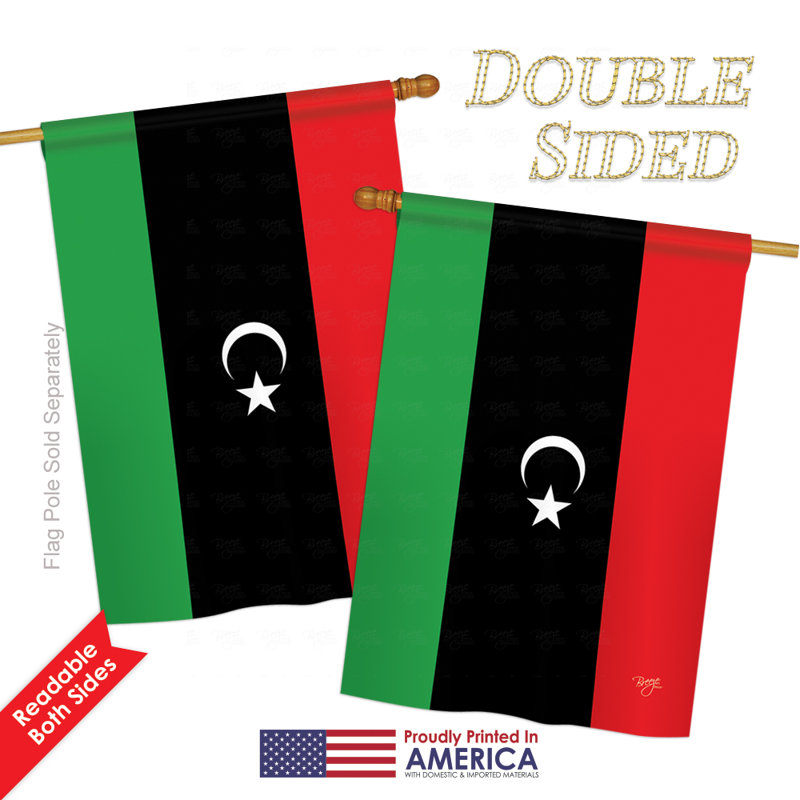 Double Sided 40'' H x 28'' W Polyester Garden Flag, 18.5" H x 13" W