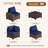 6 Pieces Outdoor Patio Furniture Set, With Cushions And Glass Coffee Table, Pe Rattan Outdoor Wicker Sectional Furniture Sofa Set-580523377
