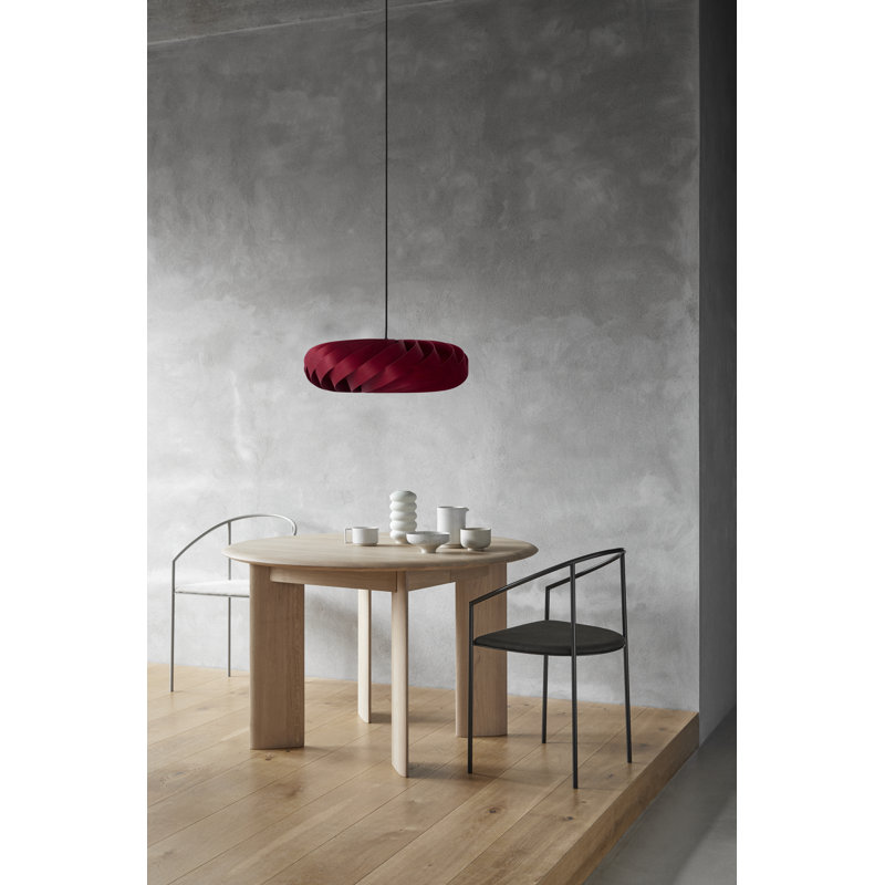 TR5 Pendant, 11.81" H x 39.37" W x 39.37" D, Red