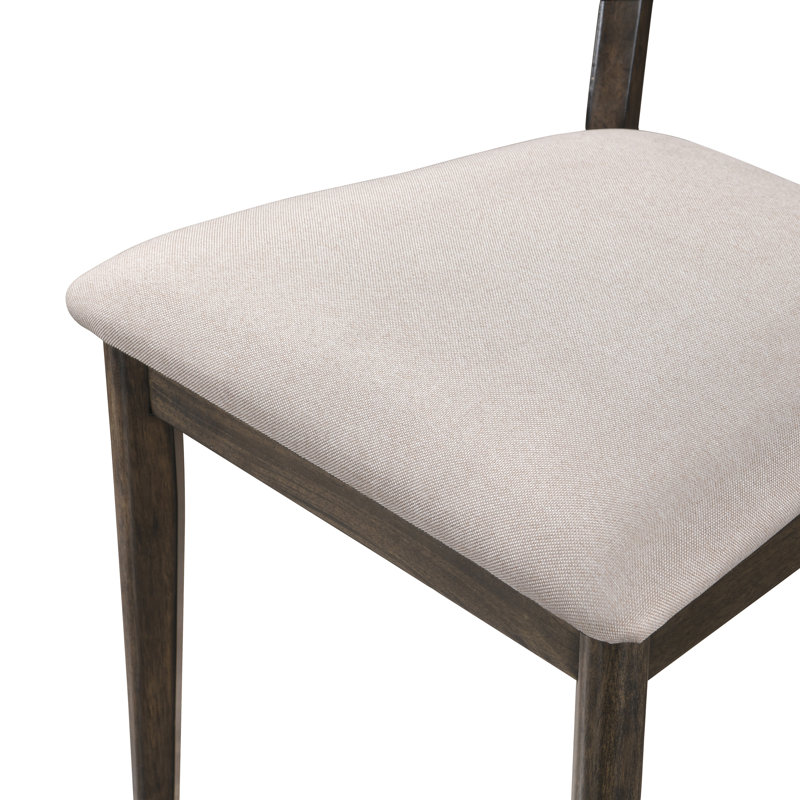 Tennyson Wood Open Back Side Dining Chair, Walnut