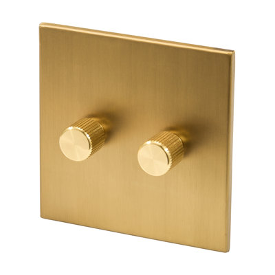 Accessory Double Dimmer In Brass