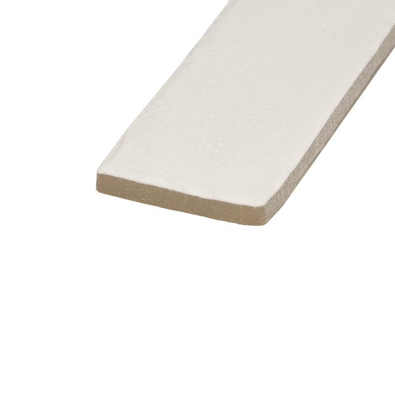 Carreau de mur et de sol en brique de porcelaine 2 po x 10 po Trinity, Blanc