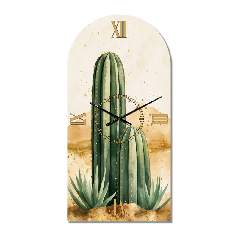 Whipton I - Southwestern Arch Wall Clock, 39" H x 19" W - Arch
