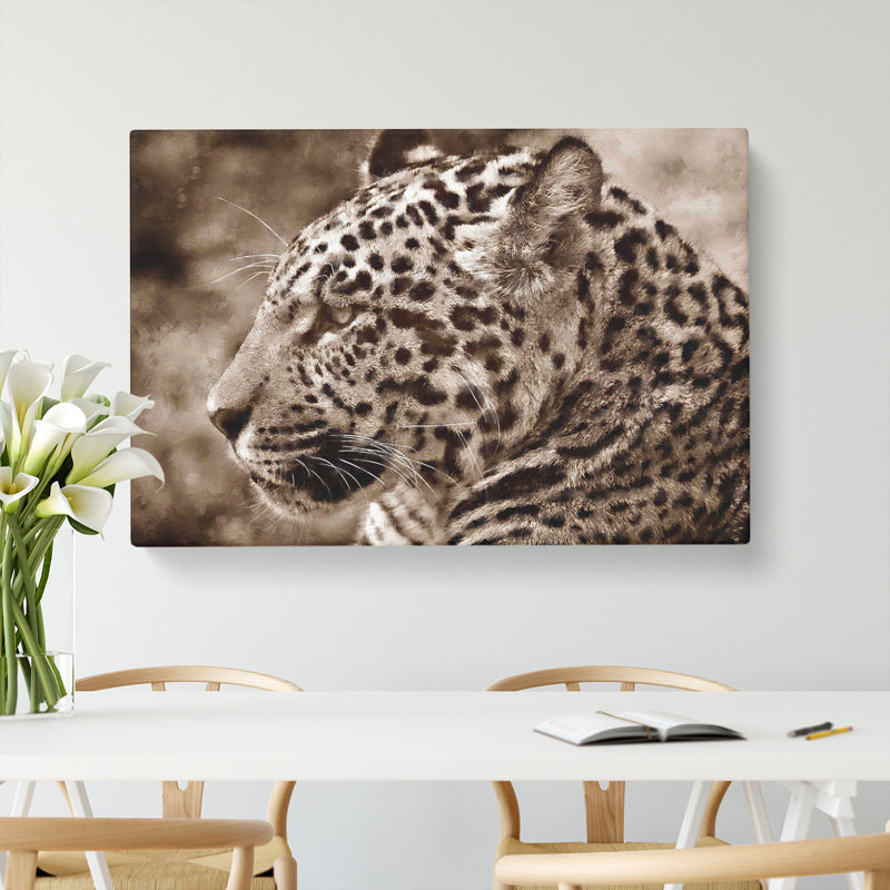Jaguar - Wrapped Canvas, 40cm H x 60cm W x 3cm D