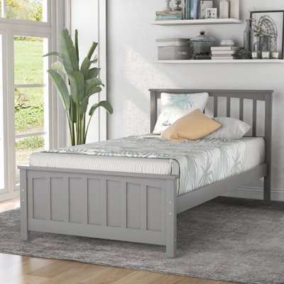 Lit plateforme en bois