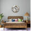 Horloge murale en verre trempé en marbre, horloge murale décorative dorée, décoration murale moderne et élégante, horloge décorative pour la maison, horloge unique, décoration intérieure-214011812-214011810