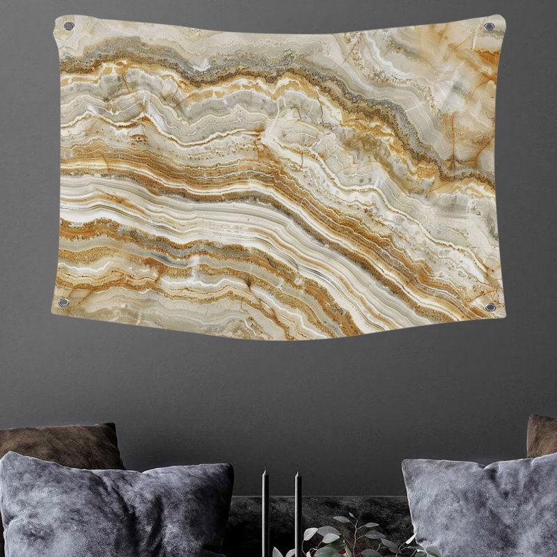 Tapisserie en microfibre, H 68 po x l 80 po