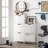Shoe Storage Cabinet for Entryway with 2 pull-down drawers-51085769-58925221