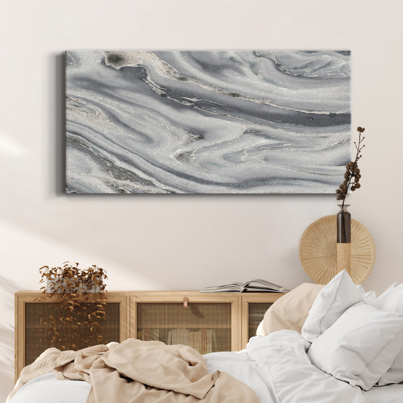 Amalfi - Toile tendue avec châssis de qualité supérieure - prête à être accrochée, H 16 po x l 8 po x P 1 po