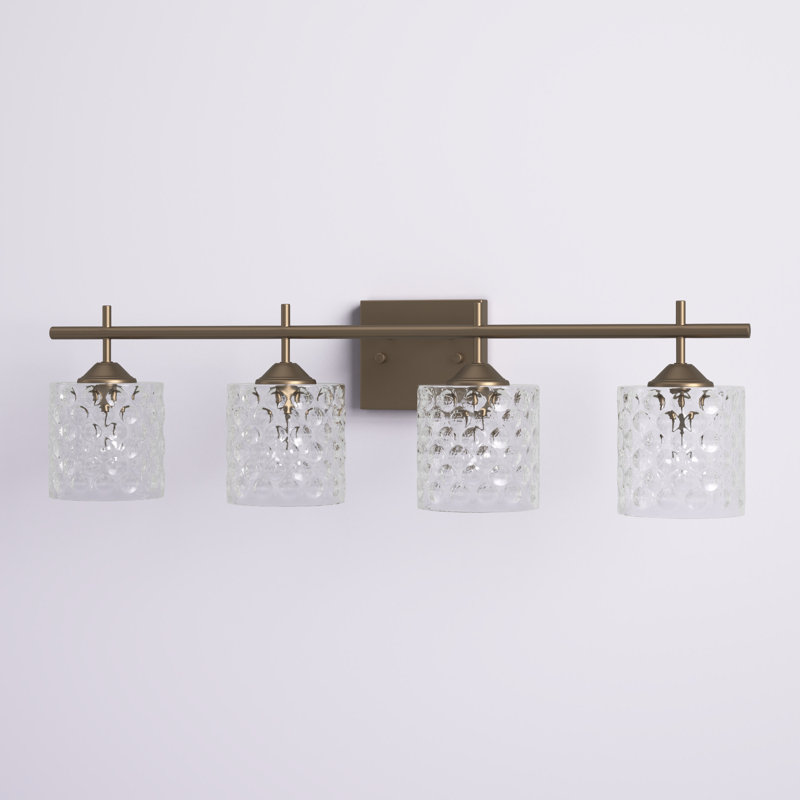Noho 4 - Light Dimmable Vanity Light, Brass Dust