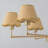 6-light 38"W Natural Rattan Shaded Classic/traditional Chandelier