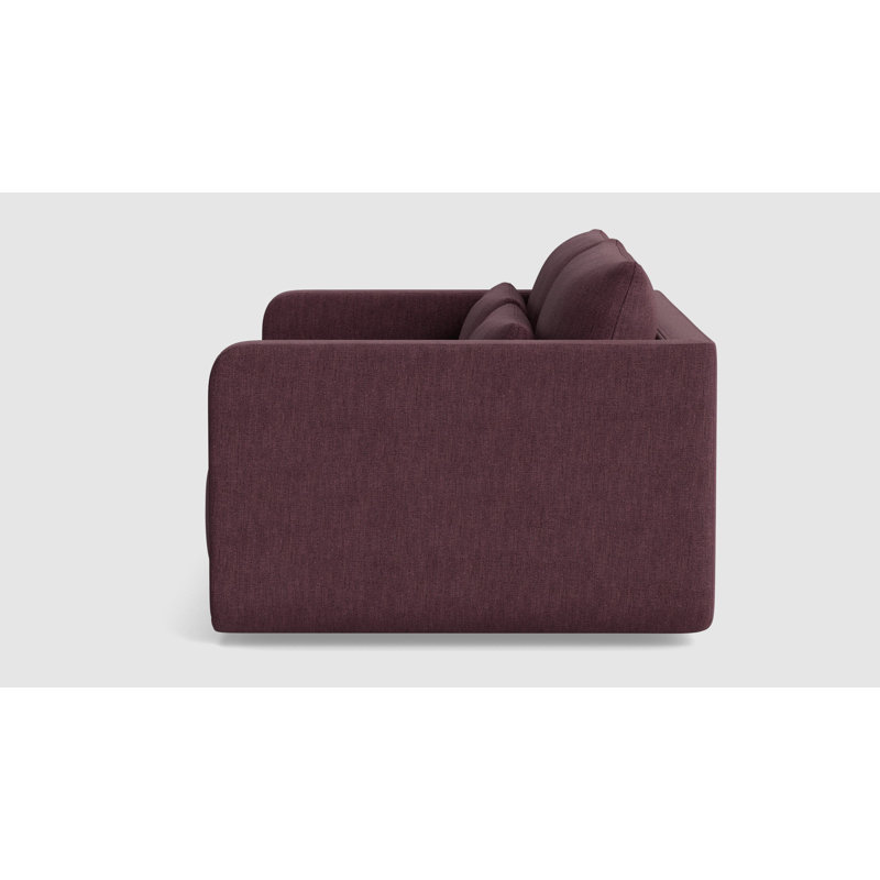 Eva Loveseat (70"), Performance Weave - Aubergine
