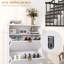 12 Pair Flip Down Shoe Storage