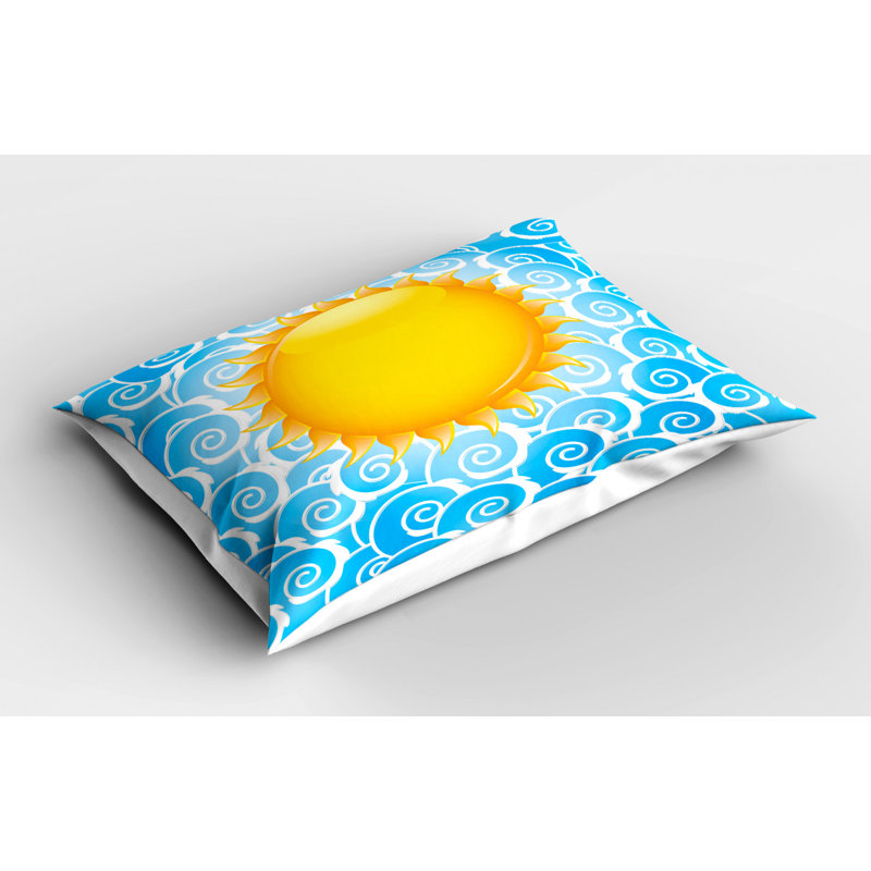 Sun Polyester Sham Set, Twin