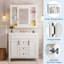Meuble-lavabo 36 po avec lavabo supérieur et armoire à miroir-923334113-923334119