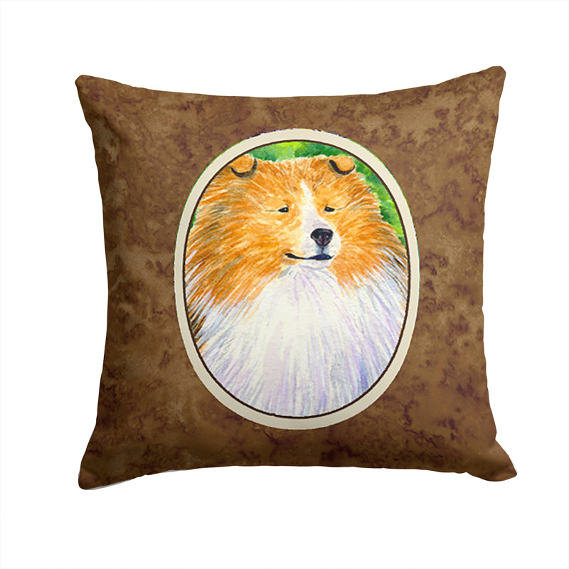 Coussin décoratif intérieur/extérieur carré collie