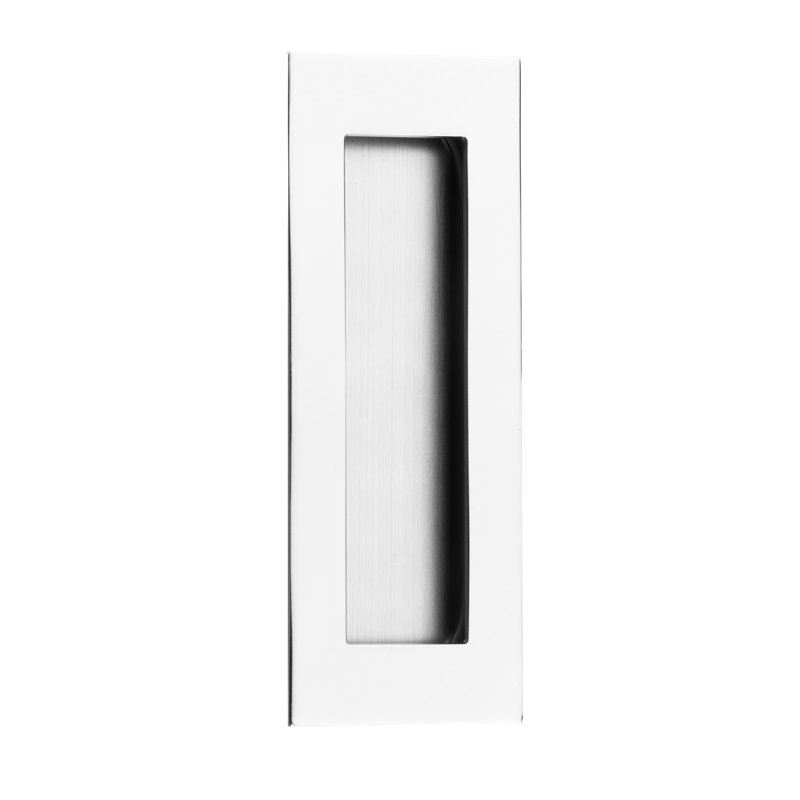 Poignée rectangulaire 5,9 po, Acier inoxydable poli
