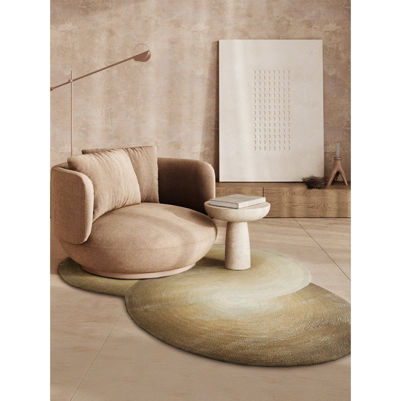 Mitomo Hand Tufted Abstract Area Rug